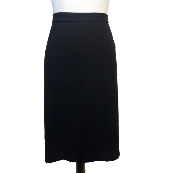 Le Suit Separates Skirt Plus size 22W Classic Black Straight Knee Career Lawyer - Picture 1 of 10